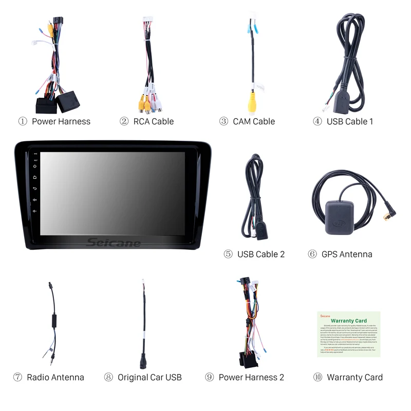 Seicane Android 8 1 9 дюймов автомобильное радио GPS стерео для 2012 2013 2014 2015 Volkswagen Santana