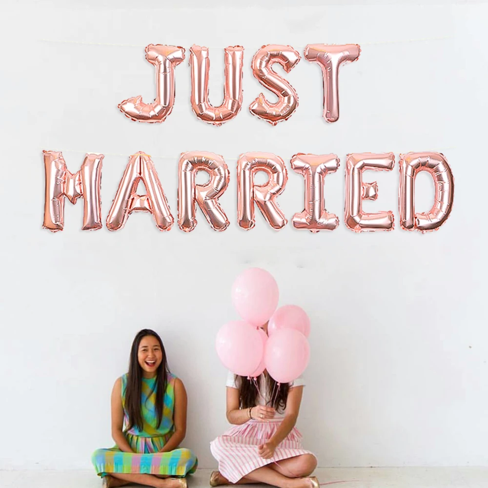 Только что женатые воздушные шары невесты быть алюминиевый воздушный шар из