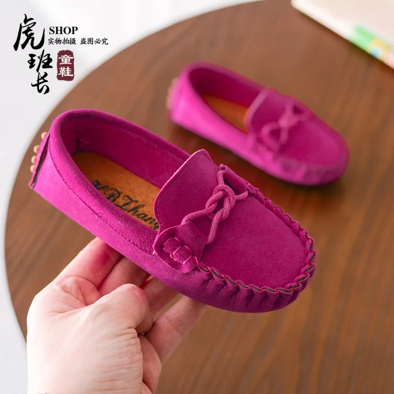 Spring New Style Children Peas Shoes 2019 Korean-Style Boy Girls Casual Tendon at the Wild Princess Flats on Behalf |