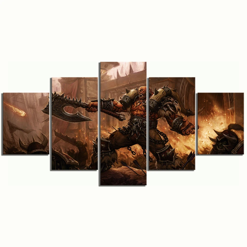 5 шт. Классическая игра WOW Warcraft DOTA 2 постер для рисования декоративная роспись