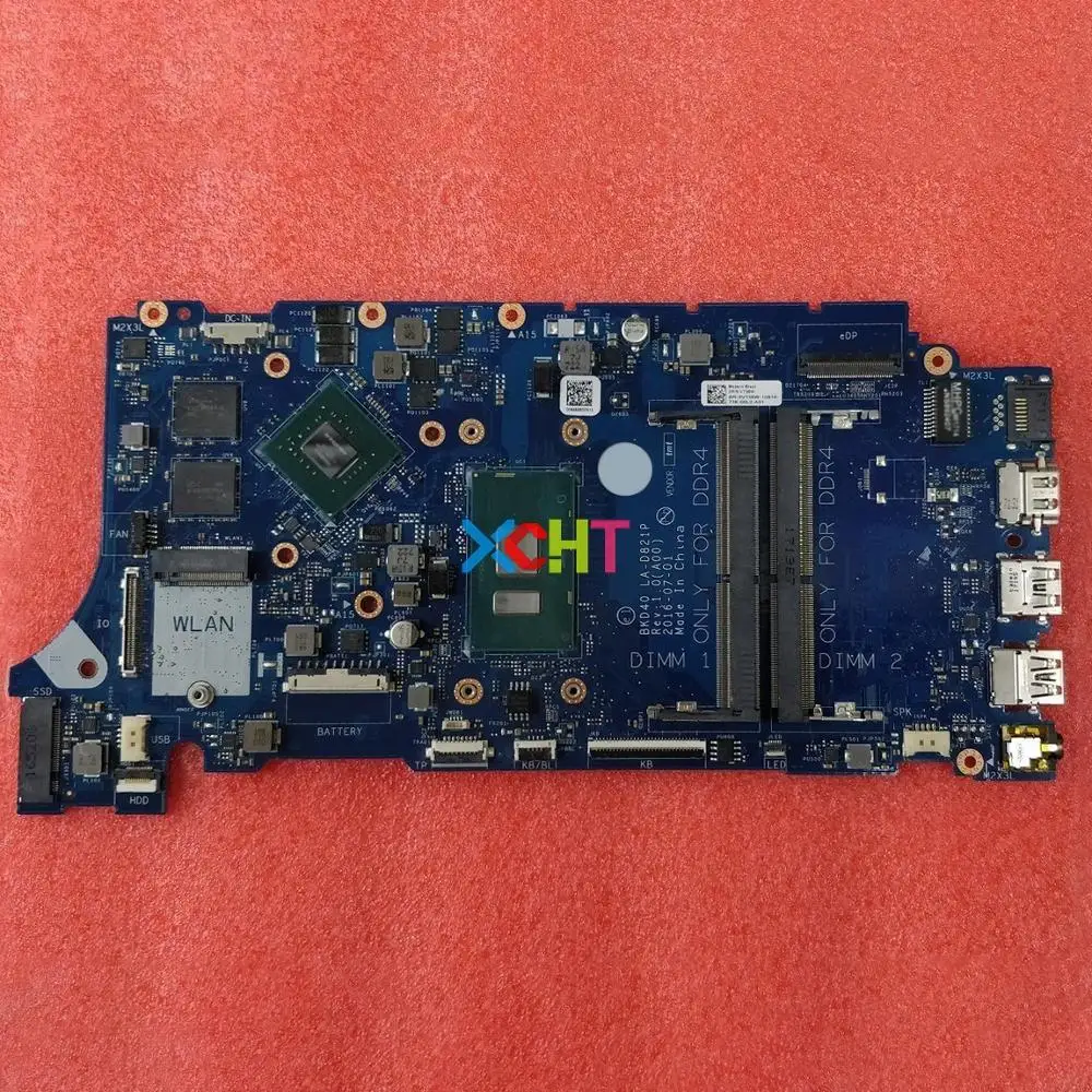 CN 0V736W BR V736W BKD40 LA D821P w I5 7200U Процессор N16S GTR S A2 для Dell Inspiron 7460 Ноутбук Материнская