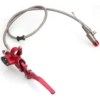 universal 78 22mm hydraulic clutch lever master cylinder red for atv most pit bike