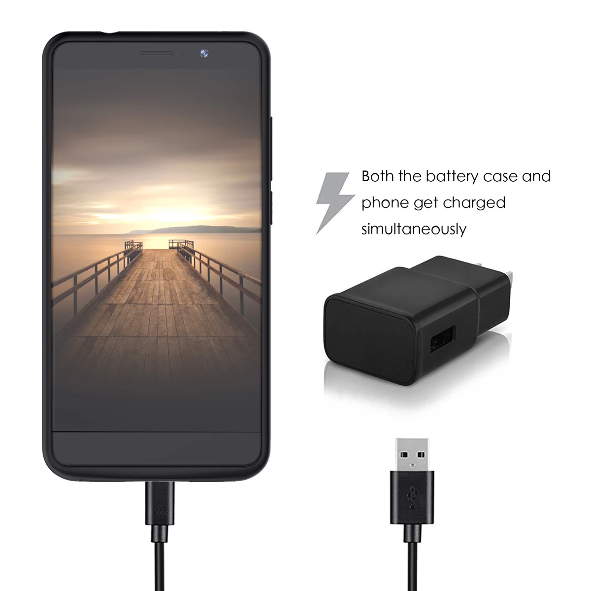 Чехол для зарядного устройства huawei mate 9 5000 мА/ч внешний аккумулятор чехол зарядки