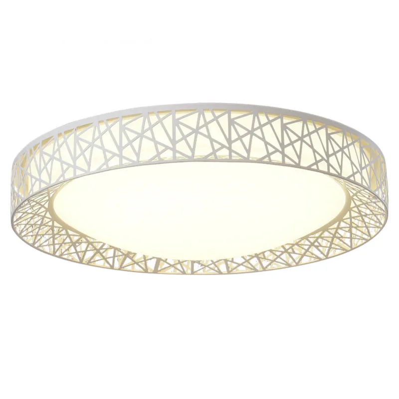 

Modern Ceiling Lights Black Adjustable Color Warm White Round Novelty Luminaire Living Room Bedroom LED Ceiling Lamps