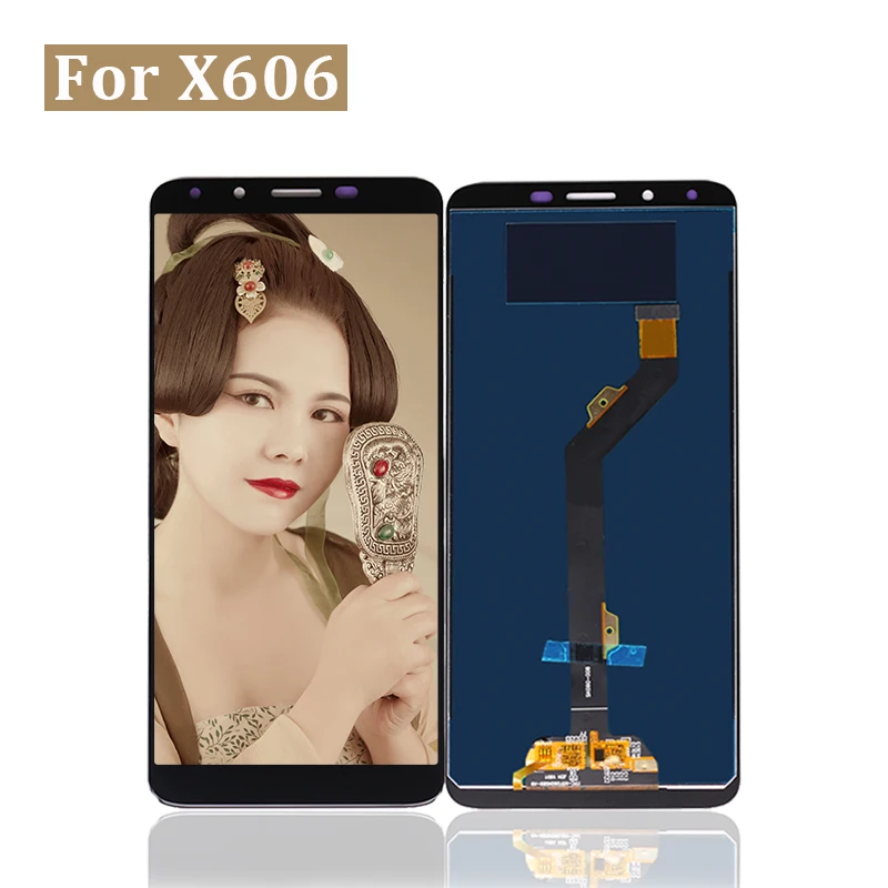 Для Infinix Hot 6 LCD X606 дисплей и кодирующий преобразователь сенсорного экрана в сборе