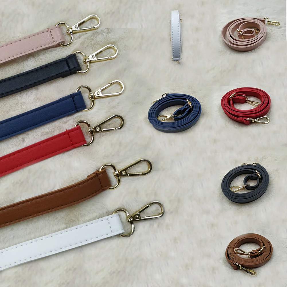 

123cm DIY Adjustable PU Leather Bag Belts Replacement Purse Handbag Shoulder Bag Straps With Buckle Bag Handles Bag Accessories