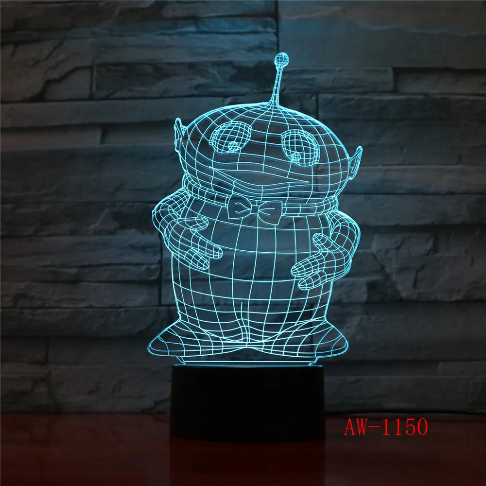 

Antenna Baby 3D Night Lava Lamp Creative 7 Color Changing LED Light RGB Mood Bedroom Table Decor Gift Dropshipping AW-1150
