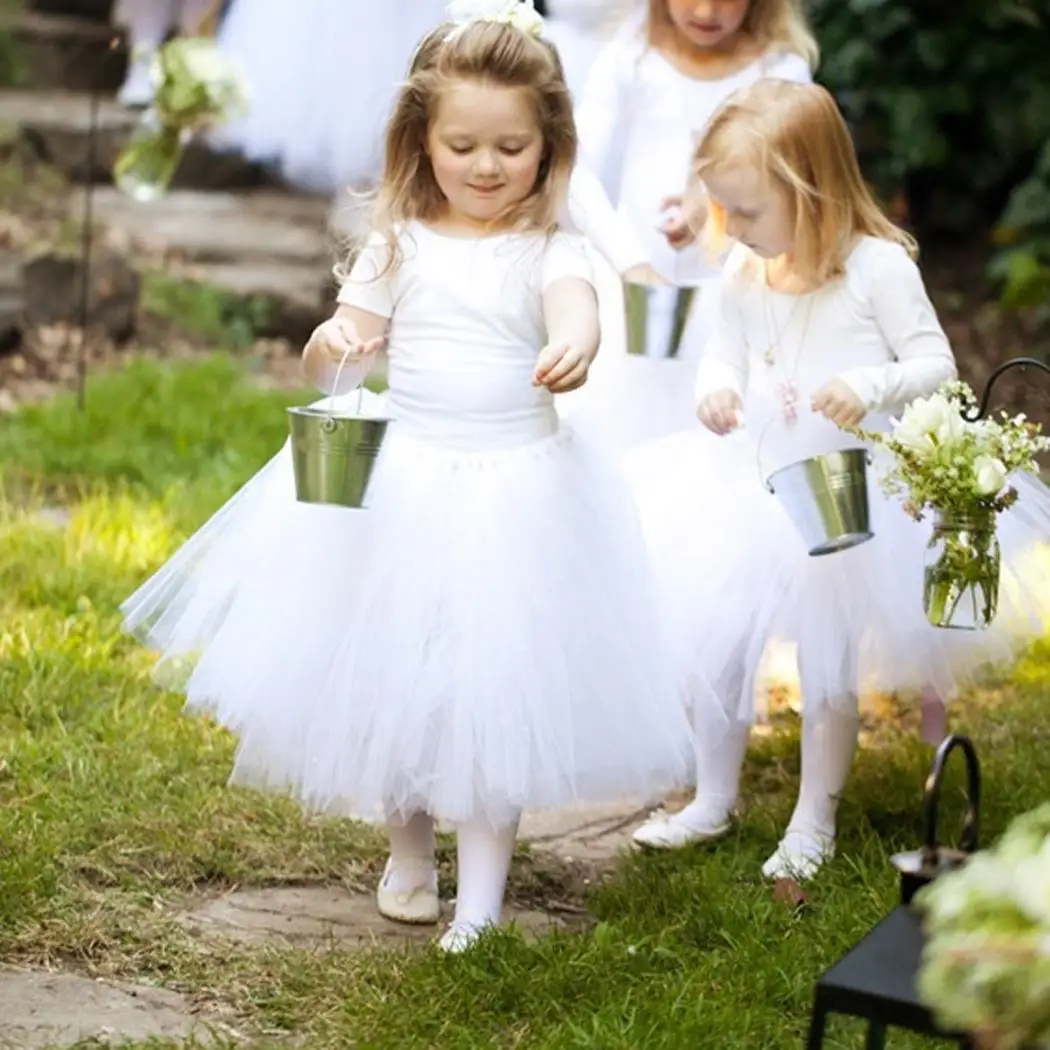 Сетчатая юбка пачка для девочек свадебного украшения фатиновая в рулоне