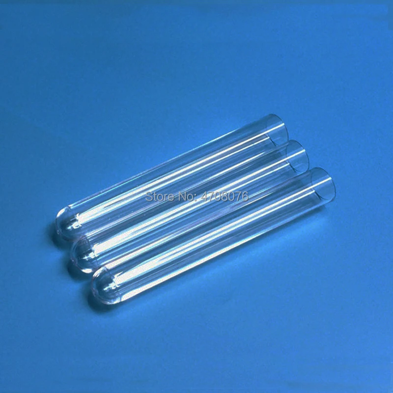 12x100 мм 50 шт./лот пластиковая пробирка без пробки PS посуда для научных