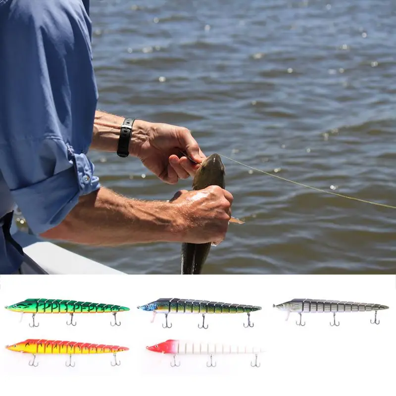 ABS материал г 46 Multi Соединённые рыболовные приманки искусственный Жесткий с