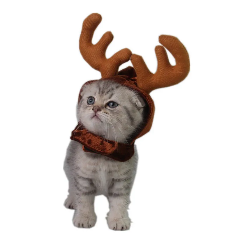 Новинка 2019 яркие пушистые оленьи животные кошка собака щенок Рождественская