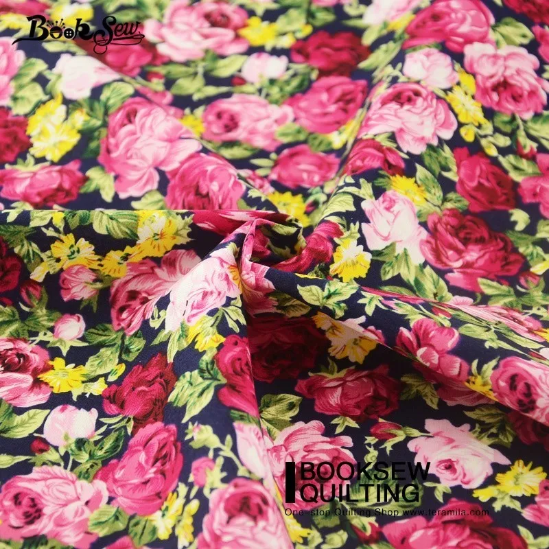 Booksew хлопок поплин Ткань Текстиль для дома квилтинга украшения Вышивание Новое