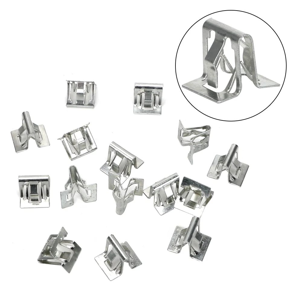 

LEEPEE Universal Interior Trim Plate Fixed Iron Clip Buckle Auto accessories 15Pcs Car Dashboards DVD Car Fasteners