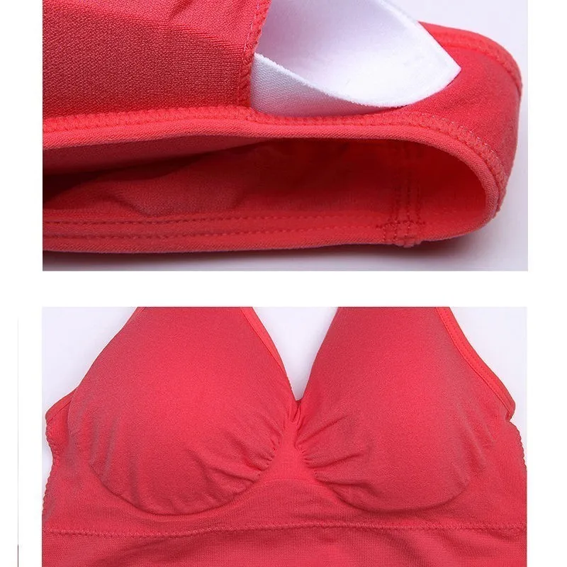 Мягкий Спортивный бюстгальтер для бега и занятий йогой ударопрочный спортивный