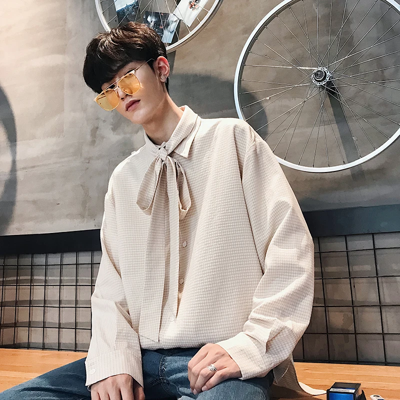 2018 mannen режим шифон Stof петух afdrukken Kleding свободный повседневный Lange Mouw футболки