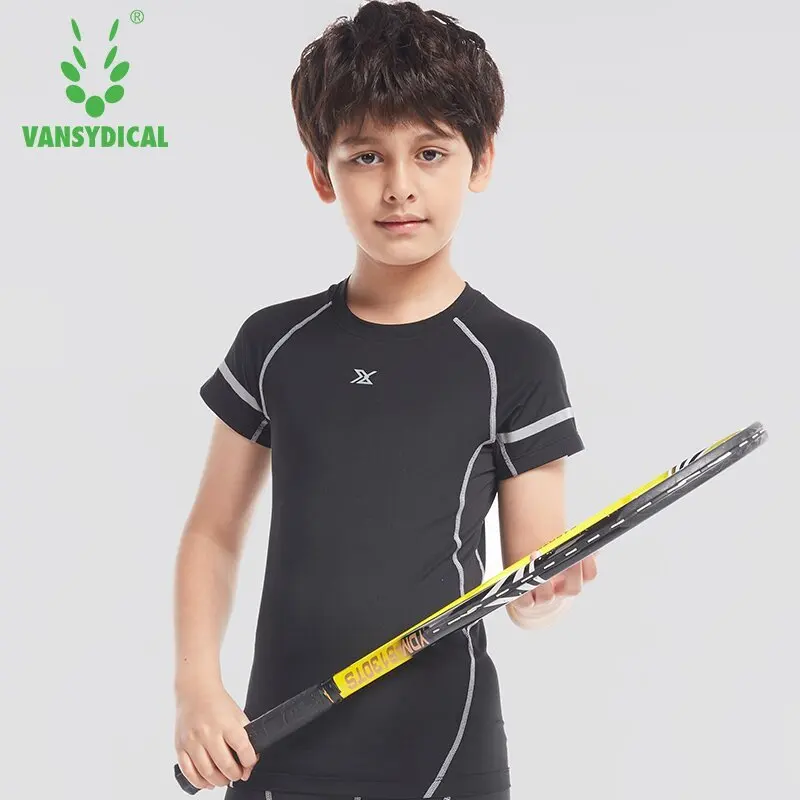 Компрессионные рубашки Willarde для мальчиков быстросохнущие футболки с коротким