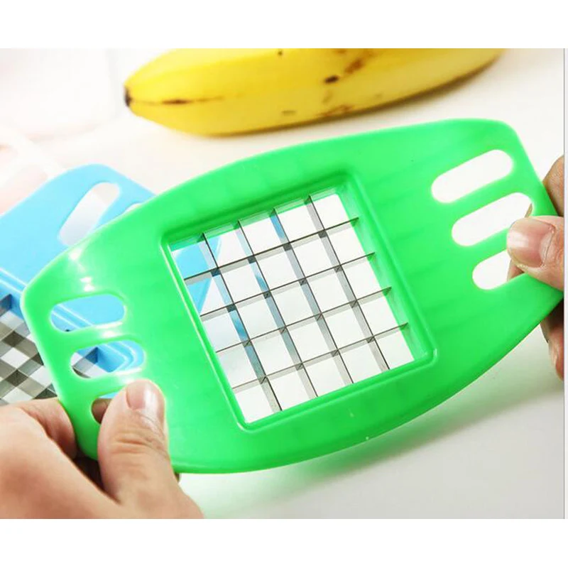 French Fry Potato Chip Cut Cutter Vegetable Fruit Slicer Chopper Chipper Blade Cooking Tools | Дом и сад