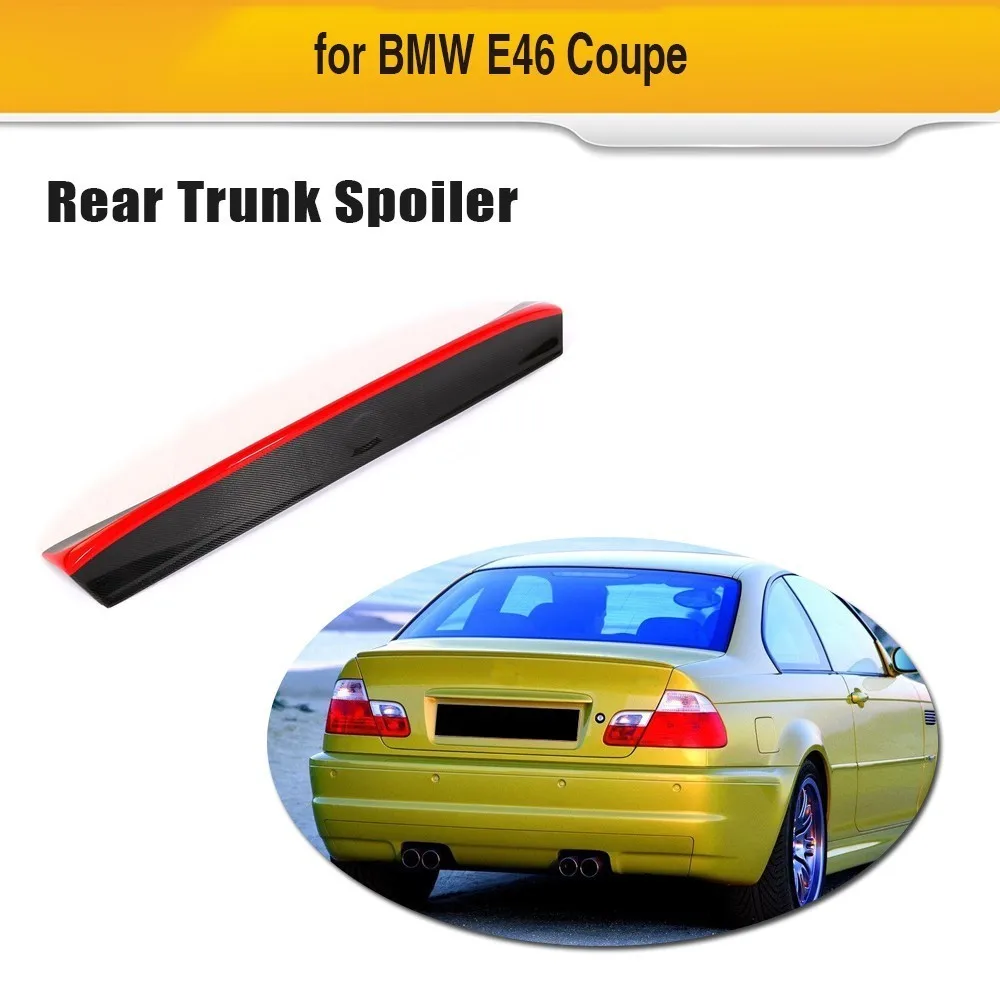 Спойлер багажника для BMW 3 серии E46 базовый купе 2 дверный 1998 2005 заднее крыло из