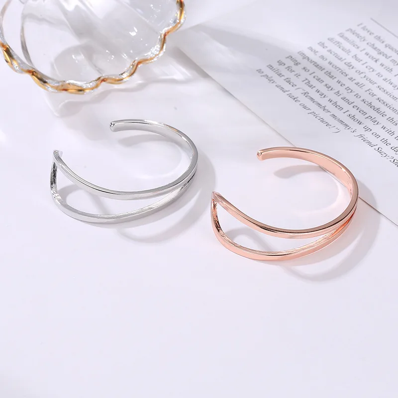 Изысканные ювелирные изделия 2019 розовый золотой серебряный цвет геометрический