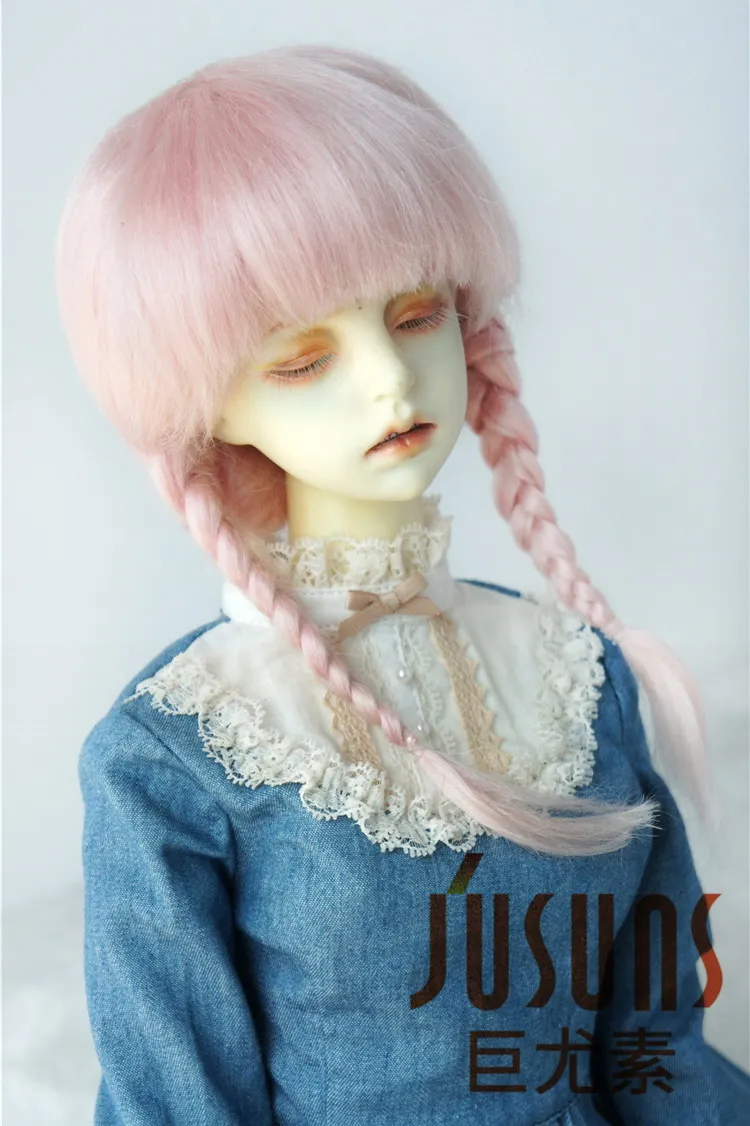 JD018 1/4 1/3 красивые мохеровые парики для шарнирных кукол размер 7 8 дюймов 9 оплетка