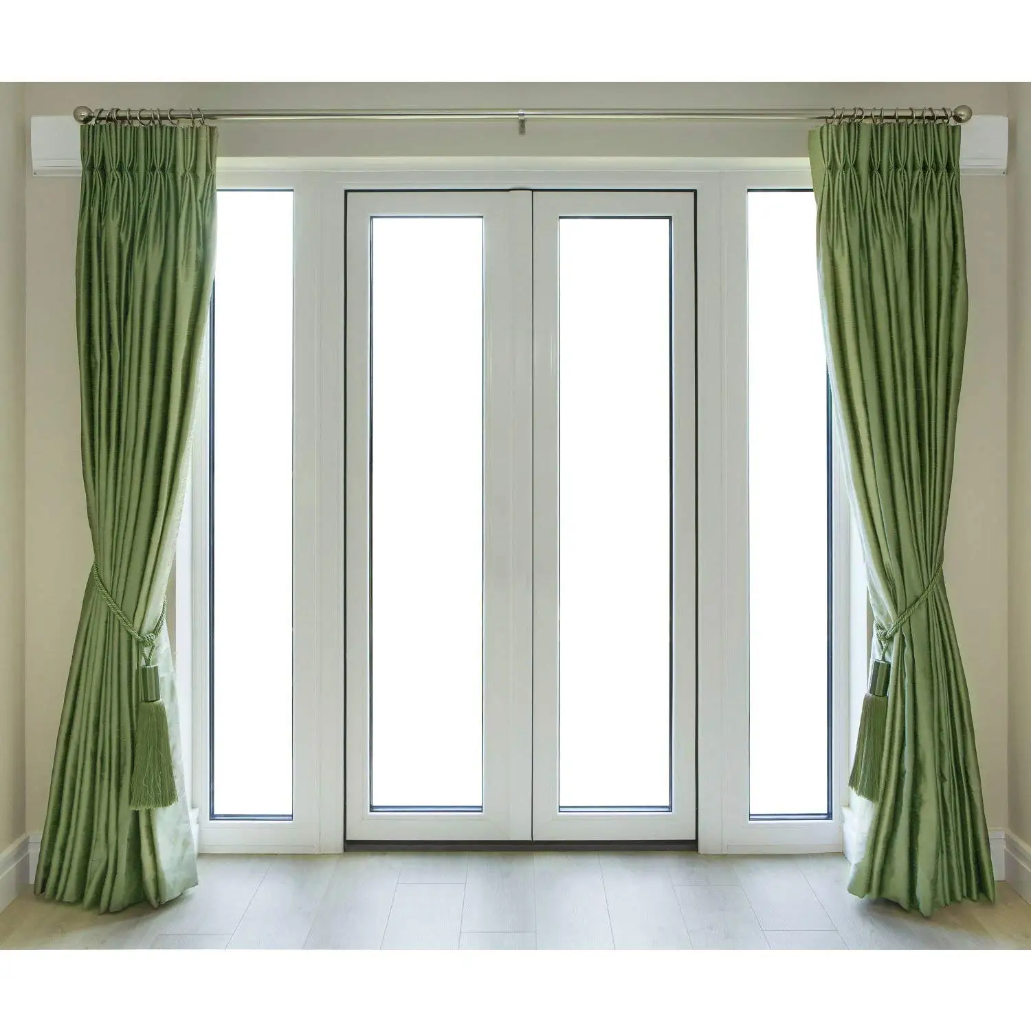 Promotion! Silver Iron Curtain Rings 50 Packs Hanging for Curtains and Rods 4x32mm | Дом и сад