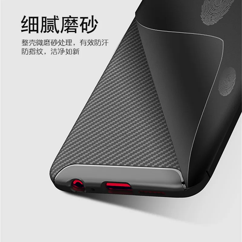 Чехол из углеродного волокна OPPO Realme 2 Pro высококачественный чехол с алмазной