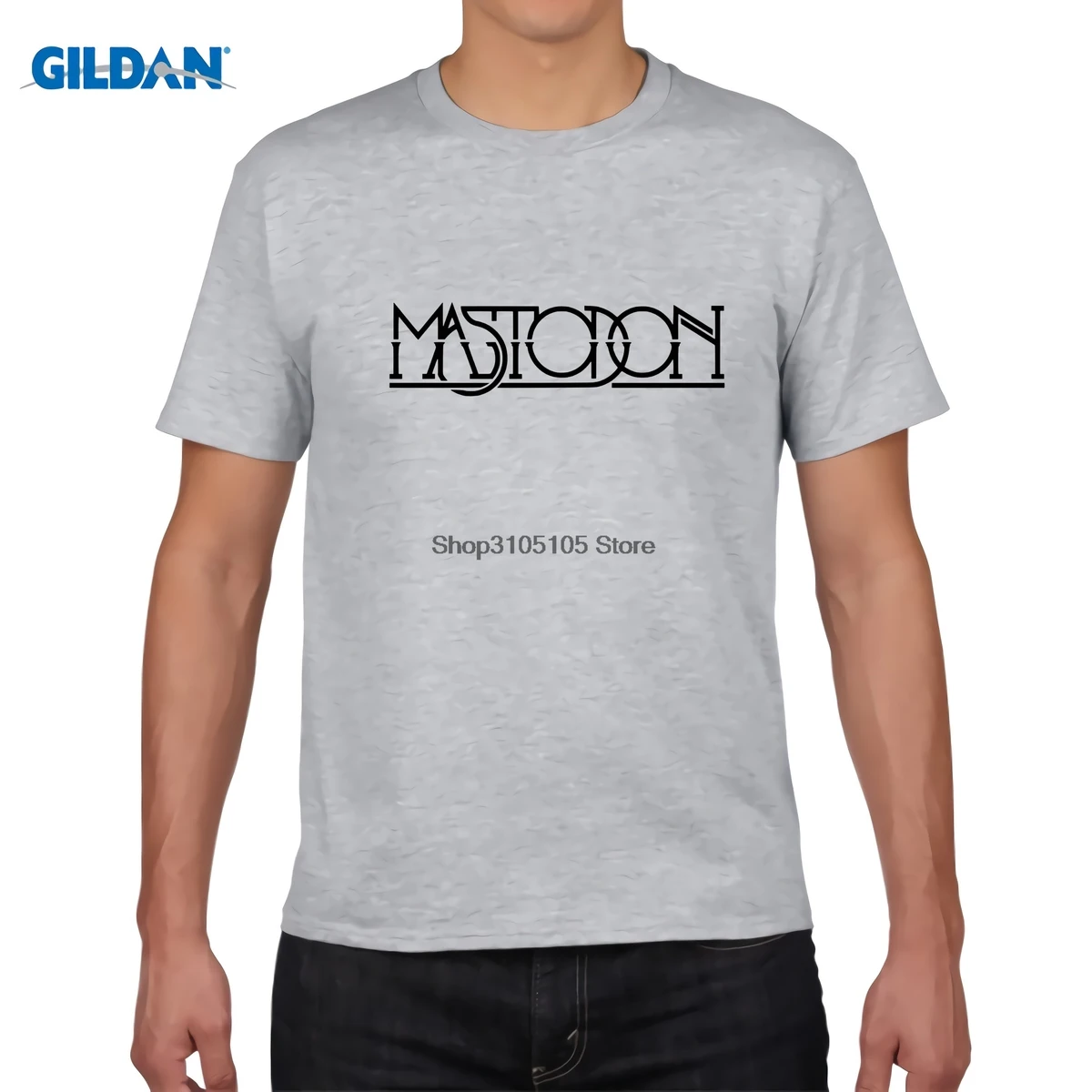 Мужской Бренд GILDAN футболка с коротким рукавом футболки названием группы Mastodon Opeth