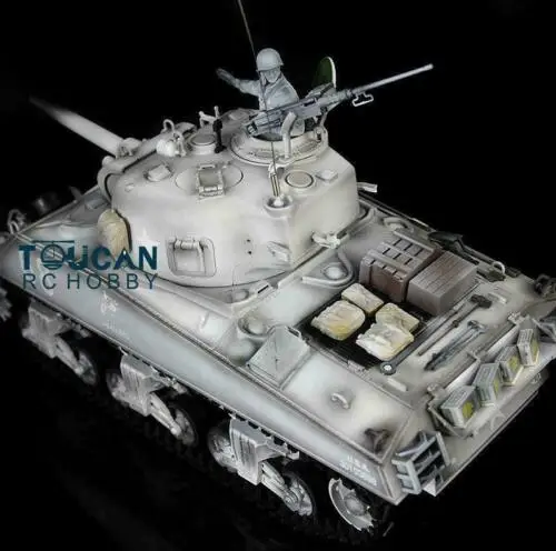 2 4G Heng Long 1/16 Snow TK 6 0 S инфракрасная боевая система пластик M4A3 Sherman RTR RC Танк 3898 сталь