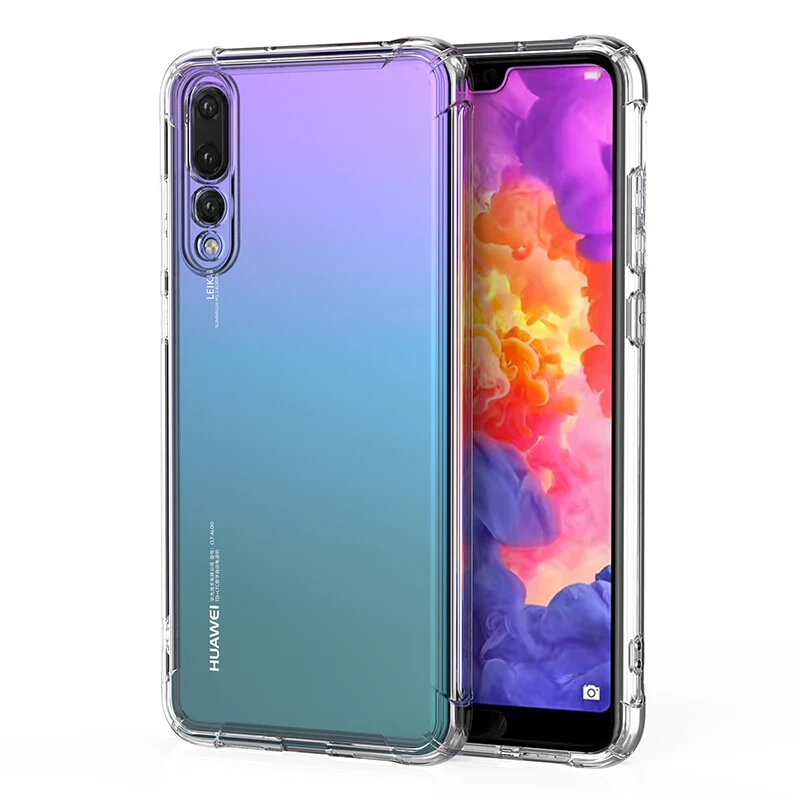 Clear Anti-Knock TPU Silicone Case For Huawei Mate 20 P20 Lite Pro Nova 3i P smart P9 lite mini Y6 Y9 Y7 Honor 7X V10 6X 9Lite |