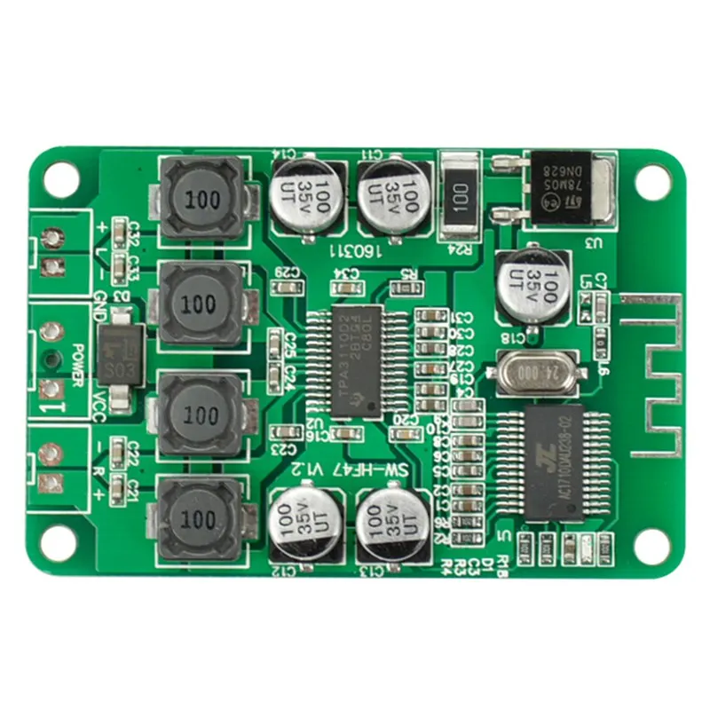 2X 15W Tpa3110 Audio Amplifier Board Digital Stereo Wireless Bluetooth Power Amp | Электроника