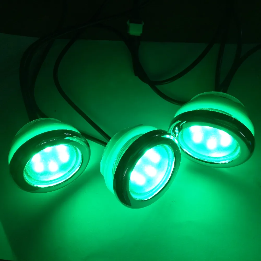 Водонепроницаемый 4 контактный кабель RGB 1 Вт светодиодный подводный массажный