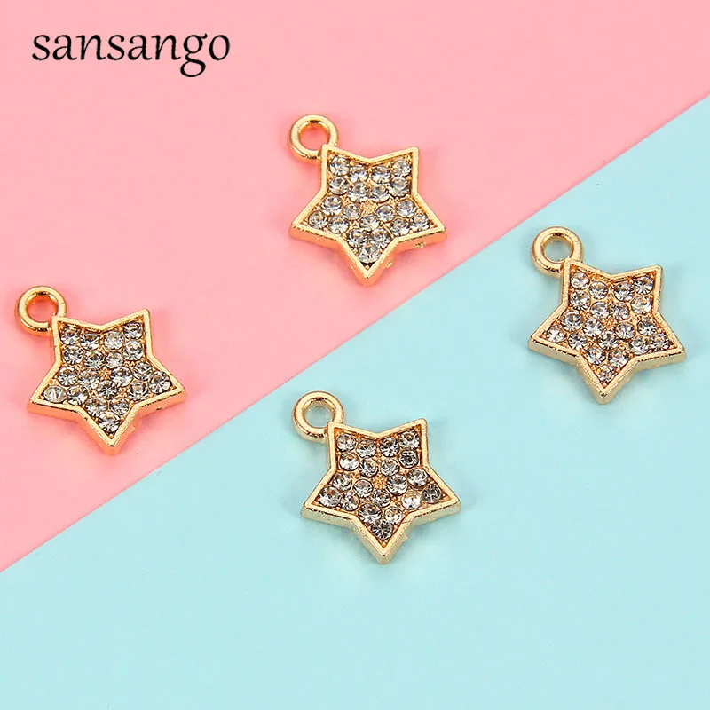 10 шт. подвески в виде звезд|Шармы| |