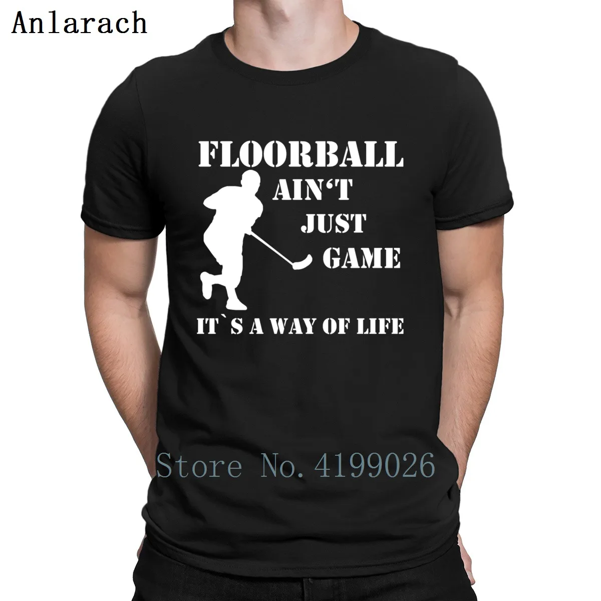 Floorball/футболка для всей семьи с коротким рукавом однотонная Дизайнерская мужская