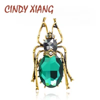 cindy xiang 2 colors choose glass big bugs brooches for women vintage style cool beetle brooch fashion jewelry new arrival 2018