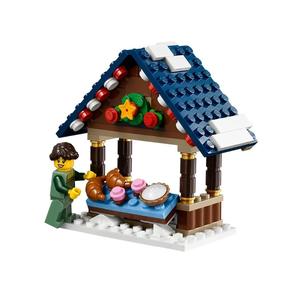 Совместимость Legoe создатель Expert 10235 строительные блоки игрушки для детей Кирпичи