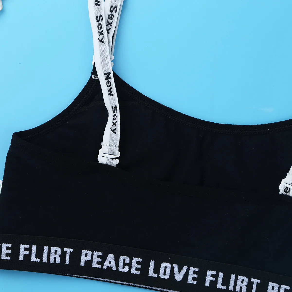 Puberty Growing Young Girls Soft Cotton Adjustable Shoulder Straps Training Tanks Underwear Sport Camisoles with Removable Pads | Детская