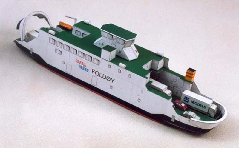 Бумажная модель сделай сам масштаб 1:250 корабль Foldoy боевой перперперперкрафт