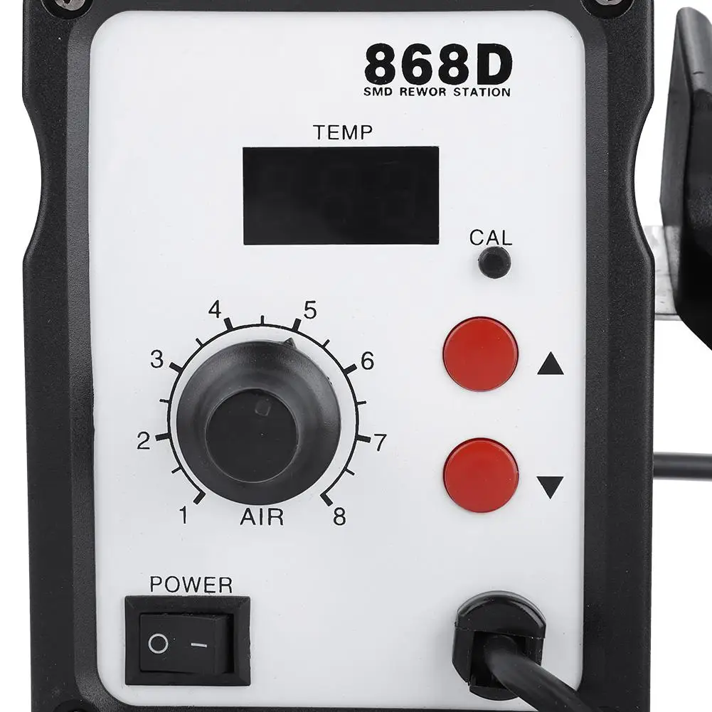 868D 700 Вт Цифровой дисплей антистатический тепловой пистолет паяльная станция с 5
