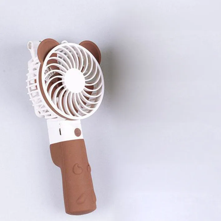 Hot sale Brown Mini Usb Handheld Selfie Sticks With Rechargeable Air Cooling Fan Travel Home Student Dormitory Portable Deskto | Бытовая