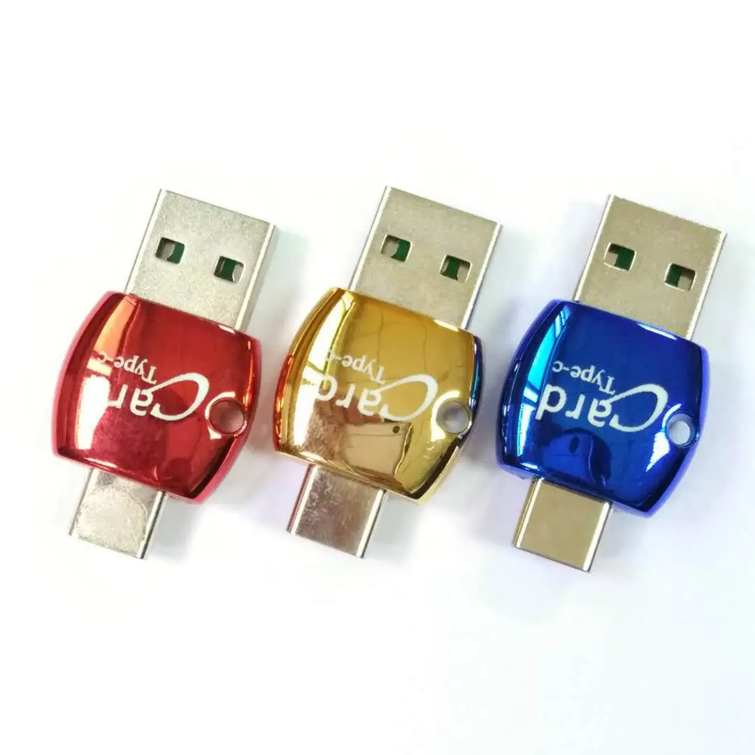 IG mini 2 в 1 OTG USB 3 type C к 0 Micro SD/TF адаптер для считывания карт памяти|Картридеры| |