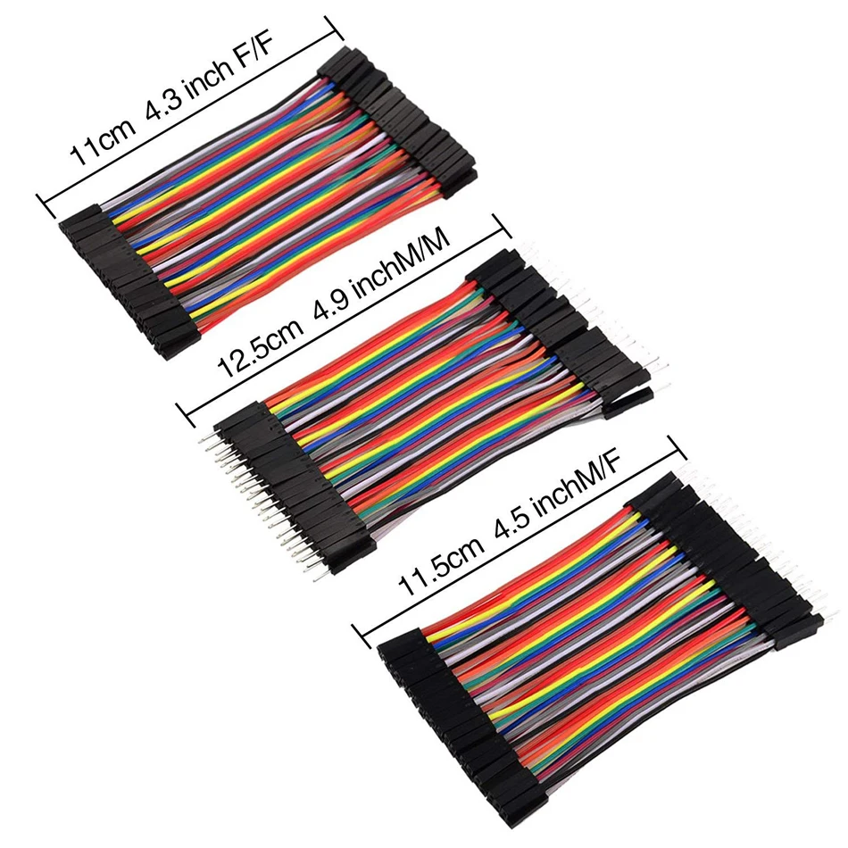 Dupont line провода 240 шт. 10 20 см штекер гнездо и перемычка Кабель для Arduino DIY