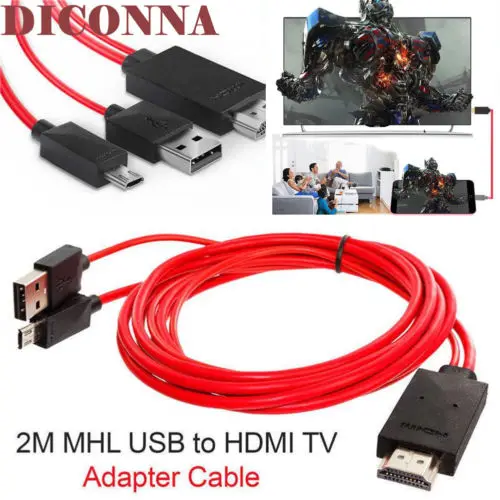 Микро USB MHL к HDMI 1080P HDTV AV кабель адаптер для Android телефонов Samsung| |