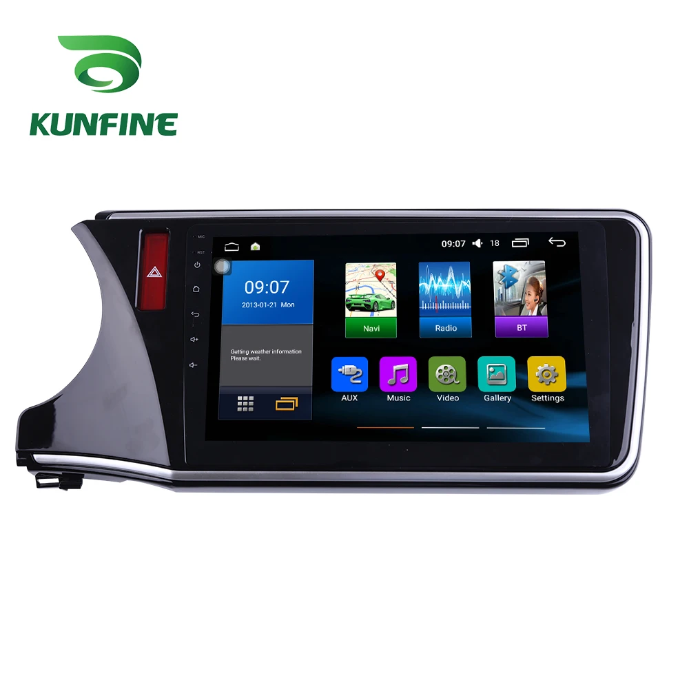 Восьмиядерный 1024*600 Android 8 1 автомобильный DVD GPS навигационный плеер Deckless стерео для