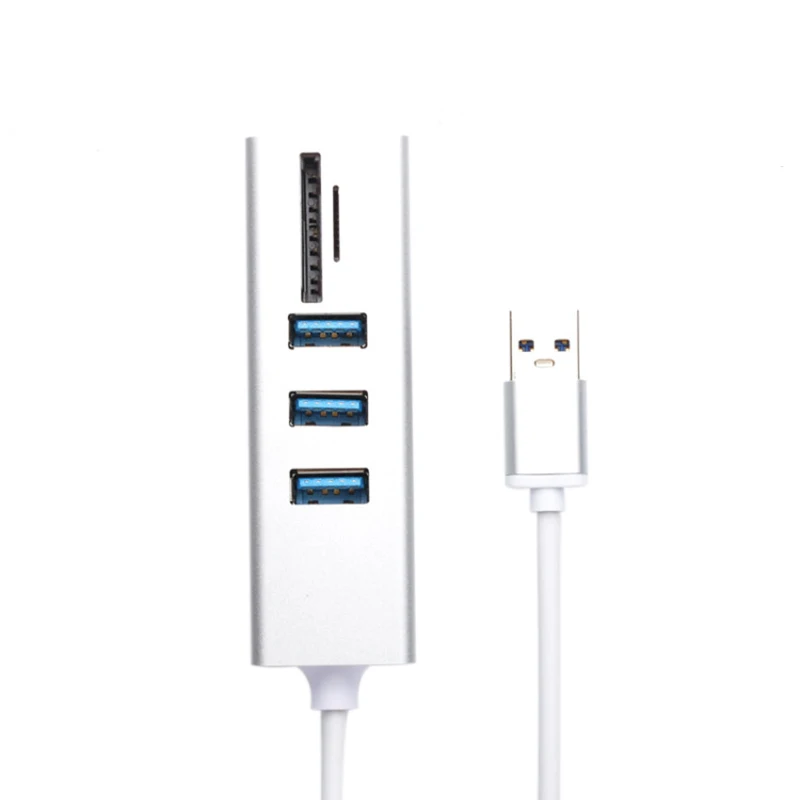 IG-5-In-1 USB 3.0 HUB &amp Card Reader Includes 3-Port Hub an Micro and SD card reader Charge or Connect Devices | Компьютеры и офис
