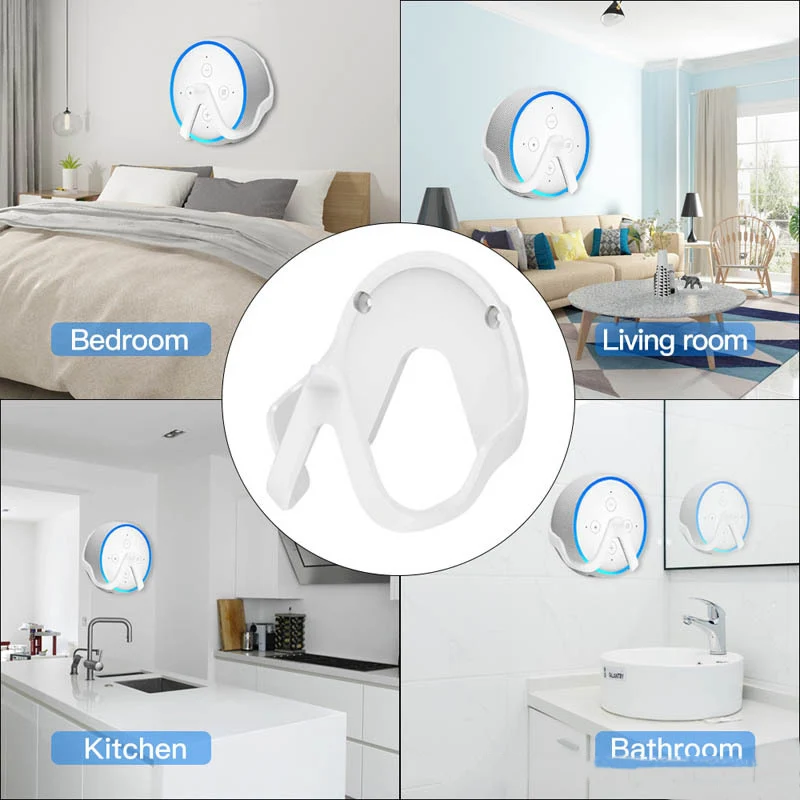 LEORY настенный держатель в виде ракушки для Echo Dot 3 динамиков умный Липкий