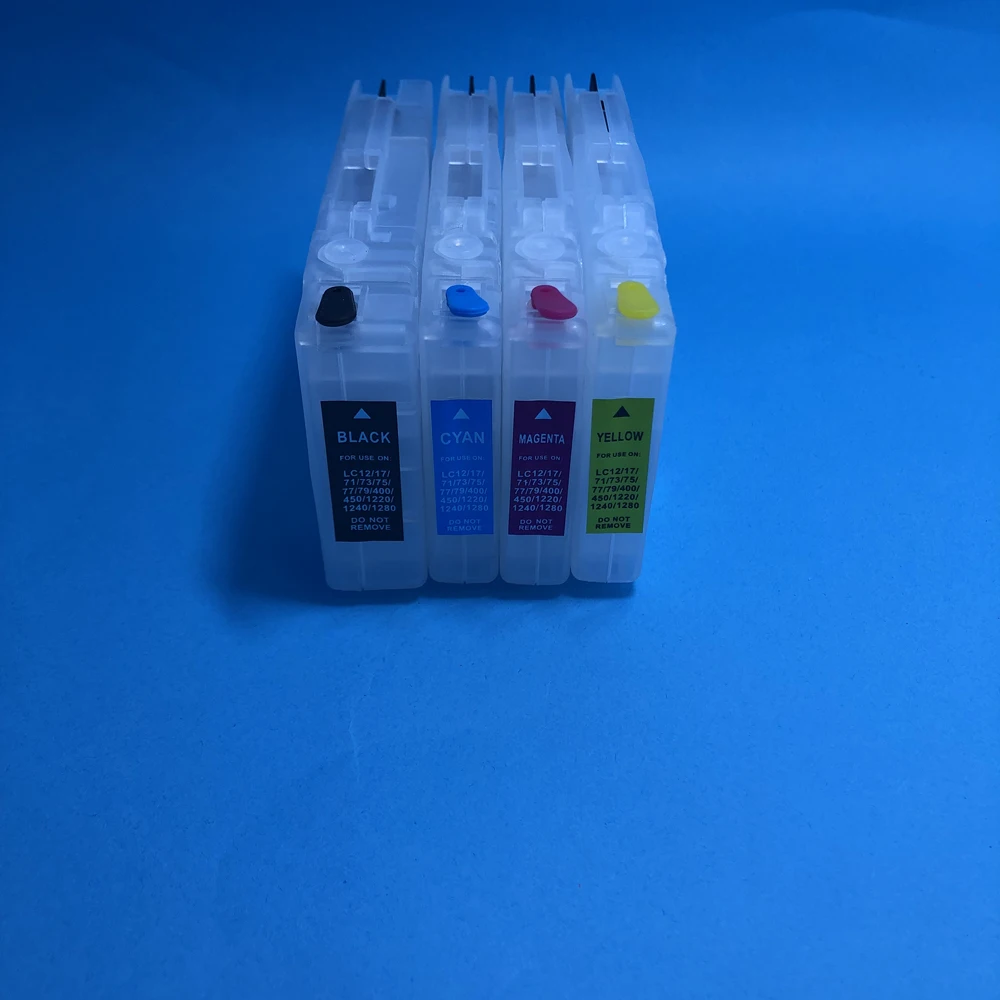 

YOTAT Empty Refillable ink cartridge LC12 LC40 LC71 LC73 LC75 LC400 LC1220 LC1240 for brother DCP-J525N DCP-J925N DCP-J525W