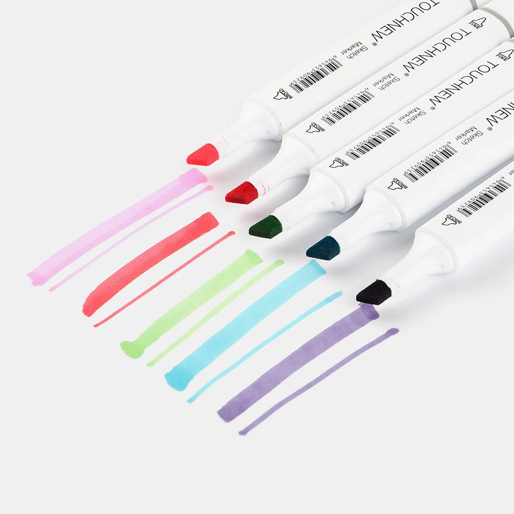 TOUCHNEW 80 Color Set Alcohol Art Marker Artist Dual Head Sketching Drawing Pen Watercolor | Канцтовары для офиса и дома