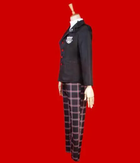 Костюм для косплея Persona 5 на Хэллоуин униформа Джокера главный герой пальто