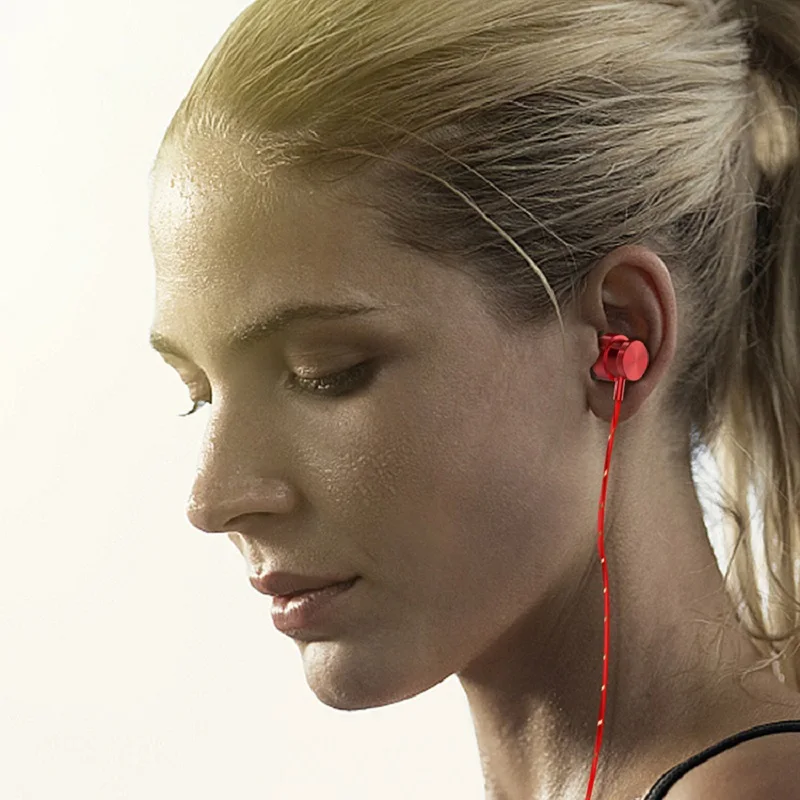 Металлические Магнитные наушники 3 5 мм в ухо проводные с микрофоном стерео