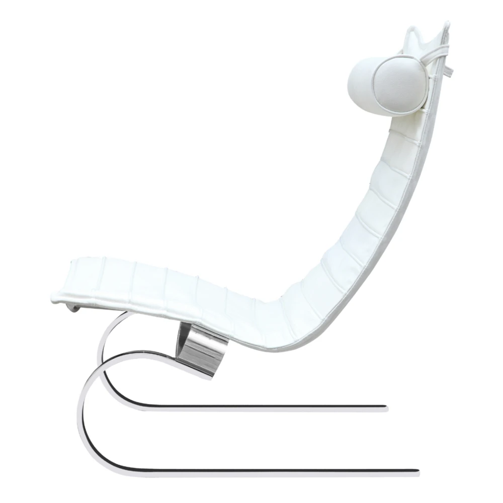 Fine Mod Imports Pika 20 Lounge Chair White | Chaise